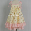 Boutique summer floral causal baby girl dress